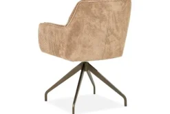 Eleonora Meubelen Eetkamerstoelen^Eetkamerstoel Taupe 96459 Hugo