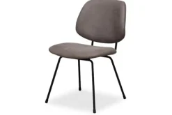 Label51 Eetkamerstoelen^Eetkamerstoel Taupe ZM-88.001 Bello