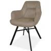 Olijk Eetkamerstoelen^Eetkamerstoel toffee Susa
