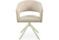 SitSmart Eetkamerstoelen^Eetkamerstoel Tyler Cream - beige Ekoda