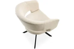 SitSmart Eetkamerstoelen^Eetkamerstoel Tyler Cream - zwart Ekoda