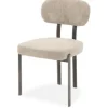 Discount Kaizen Design Eetkamerstoel Wave Beige - Anodic Brown Ravon