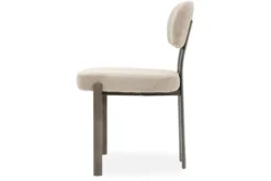 Discount Kaizen Design Eetkamerstoel Wave Beige - Anodic Brown Ravon