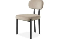 Kaizen Design Eetkamerstoelen^Eetkamerstoel Wave Beige - Black Ravon