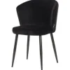 Online Label51 Eetkamerstoel Zwart UK-30.395 Wave