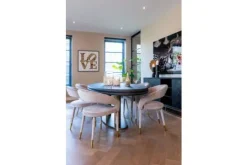 New Richmond Interiors Eetkamertafel black rustic 210955 Macaron