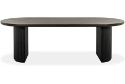 Richmond Interiors Eettafels^Eetkamertafel dark coffee Kingston