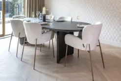 Richmond Interiors Eetkamerstoelen^Eetstoel 212329 Cream Fusion Amber
