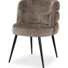 Richmond Interiors Eetkamerstoelen^Eetstoel 212321 Stone Chenille  Stella