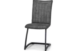 Olijk Eetkamerstoelen^Eetstoel antraciet Decca