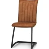 Olijk Eetkamerstoelen^Eetstoel cognac Decca