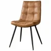 Tower Living Eetkamerstoelen^Eetstoel Cognac Navarra