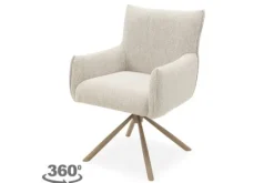 Hot Divani Eetstoel Lodge Linen 110 Pasmida |Wit|Bruin|Grijs|Zwart|Groen|Blauw|Oranje