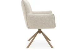 Hot Divani Eetstoel Lodge Linen 110 Pasmida |Wit|Bruin|Grijs|Zwart|Groen|Blauw|Oranje