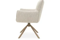 Hot Divani Eetstoel Lodge Linen 110 Pasmida |Wit|Bruin|Grijs|Zwart|Groen|Blauw|Oranje