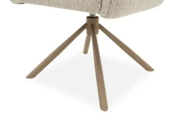 Hot Divani Eetstoel Lodge Linen 110 Pasmida |Wit|Bruin|Grijs|Zwart|Groen|Blauw|Oranje