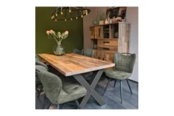 Outlet Olijk Eetstoel moss Daphna
