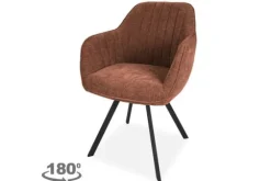 Tower Living Eetkamerstoelen^Eetstoel Pearl Copper Bruno