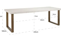 Hot Richmond Interiors Eettafel 211837 Whitebone