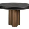 Richmond Interiors Eettafels^Eettafel black rustic 210873 Macaron