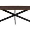 Livingfurn Eettafels^Eettafel Danish Oval Brown Jesper