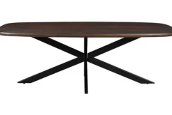 Livingfurn Eettafels^Eettafel Danish Oval Brown Jesper