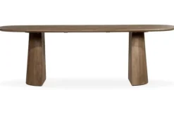 Hot Eleonora Meubelen Eettafel Lichtbruin Lune