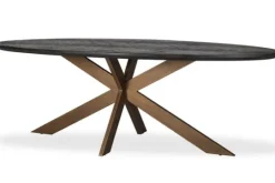 Best Richmond Interiors Eettafel Ovaal  Blackbone Brass