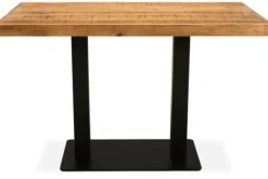 Hot Label51 Eettafel Straight Edge Bruin