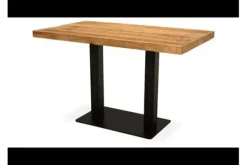 Hot Label51 Eettafel Straight Edge Bruin