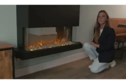 Sale Xaralyn Elektrische Levico 120 3D LED wandhaard Disegno