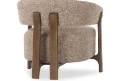 Richmond Interiors Ronde Fauteuils^Fauteuil 214107 Brown Tweed Dalara