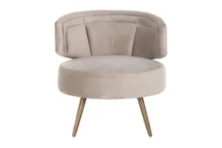 Richmond Interiors Fauteuil 211049 Khaki Velvet Hazel