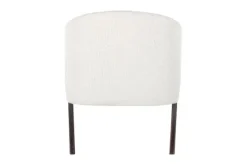 Richmond Interiors Ronde Fauteuils^Fauteuil 211290 White Bouclé Mia