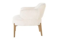 Richmond Interiors Ronde Fauteuils^Fauteuil 211058 White Chenille Venus