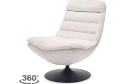 Tower Living Draaifauteuils^Fauteuil Almond White Marano
