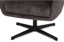 Label51 Draaifauteuils^Fauteuil Antraciet CM-55.000 Toby