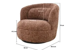 Livingfurn Draaifauteuils^Fauteuil Bordeaux Britt