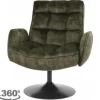 Tower Living Draaifauteuils^Fauteuil Dark Green Tropea
