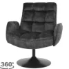 Outlet Tower Living Fauteuil Dark Grey Tropea