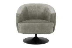 Tower Living Ronde Fauteuils|Draaifauteuils^Fauteuil Grey Barga