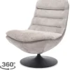 Tower Living Draaifauteuils^Fauteuil Ice Grey Marano