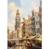 Outlet Urban Cotton Glasschilderij Amsterdam