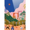 Discount Urban Cotton Glasschilderij Dancing in Paradise