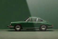 Hot Urban Cotton Glasschilderij Green Porsche