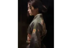 Best Urban Cotton Glasschilderij Kimono Tales