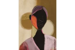 Urban Cotton Glasschilderij Silhouette Lady