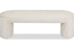 Richmond Interiors Poefen^Halbank 210882 White Chenille Fargo