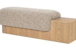 Best Eleonora Meubelen Halbank Taupe 96439 George