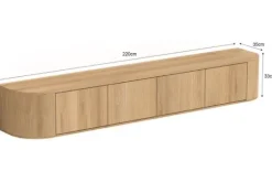 Outlet Livingfurn Hangend Tv-meubel Novero
